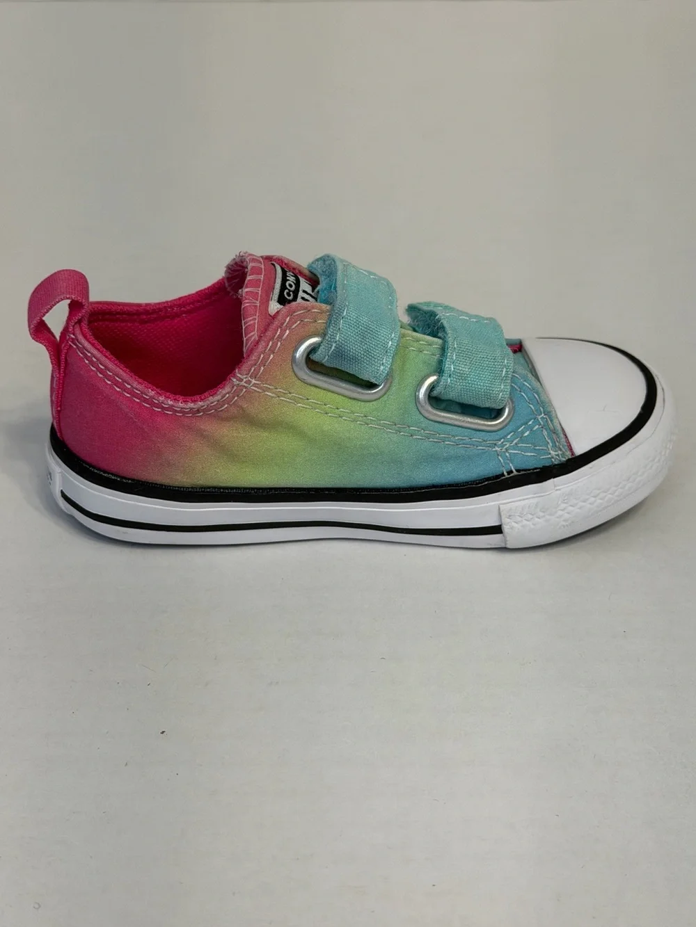Title:Converse Chuck Taylor All Star EasyOn Low TD Bright Ombre Size 6 Infant